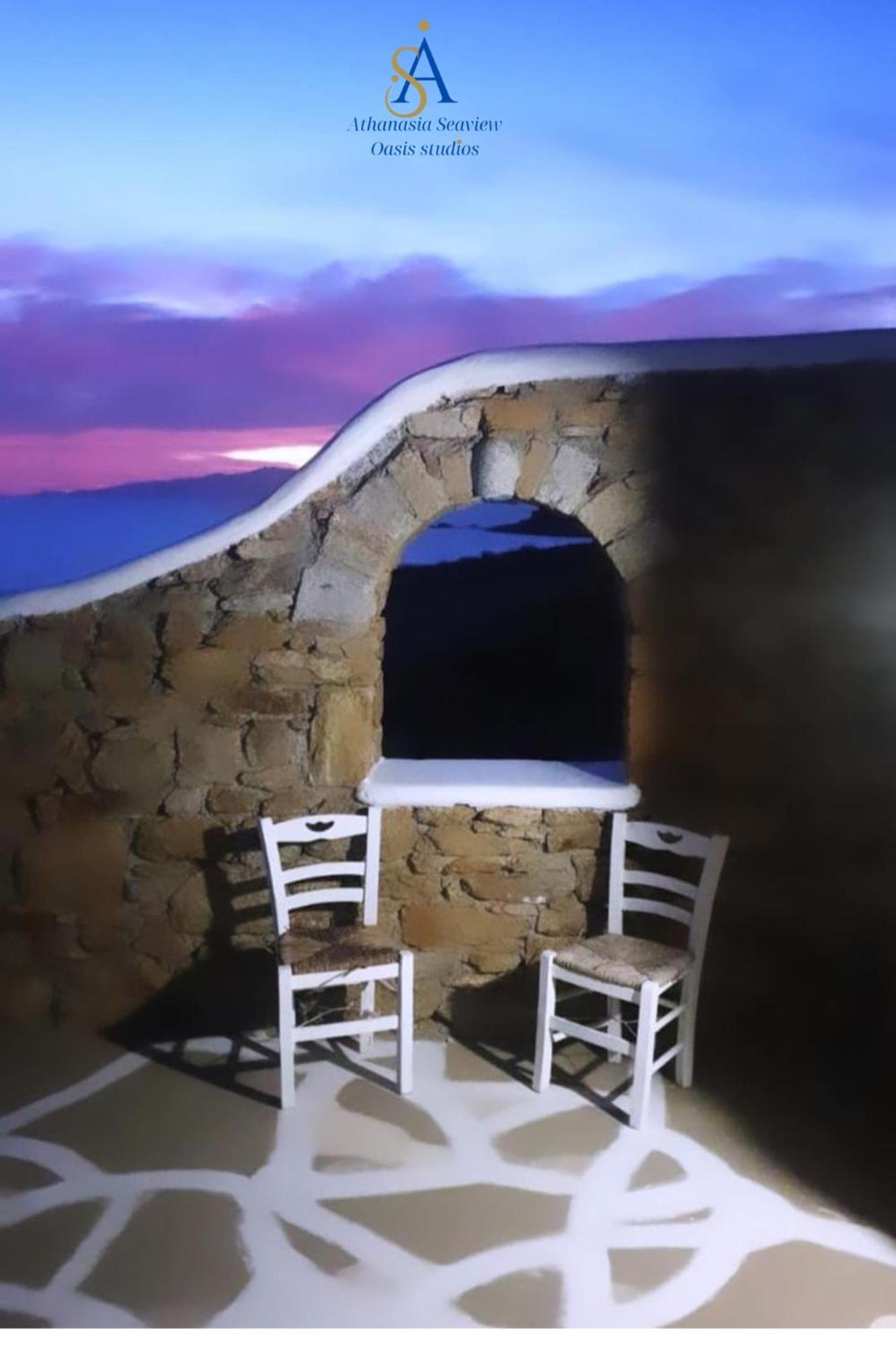 Mykonos Athanasia Seaview Oasis Studios By The Port Houlakia  Exterior foto