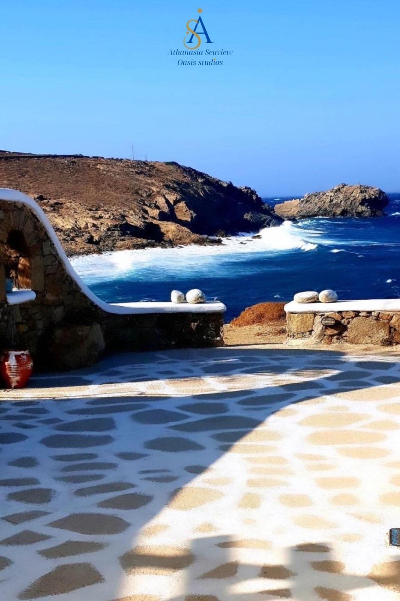 Mykonos Athanasia Seaview Oasis Studios By The Port Houlakia  Exterior foto